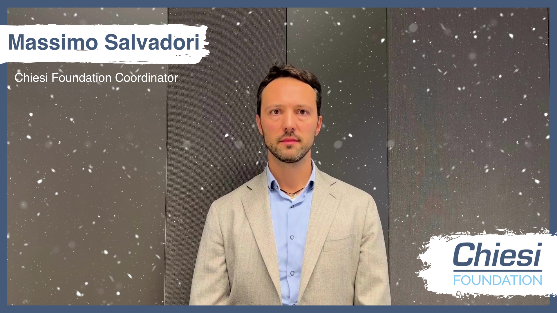 Best wishers from Chiesi Foundation