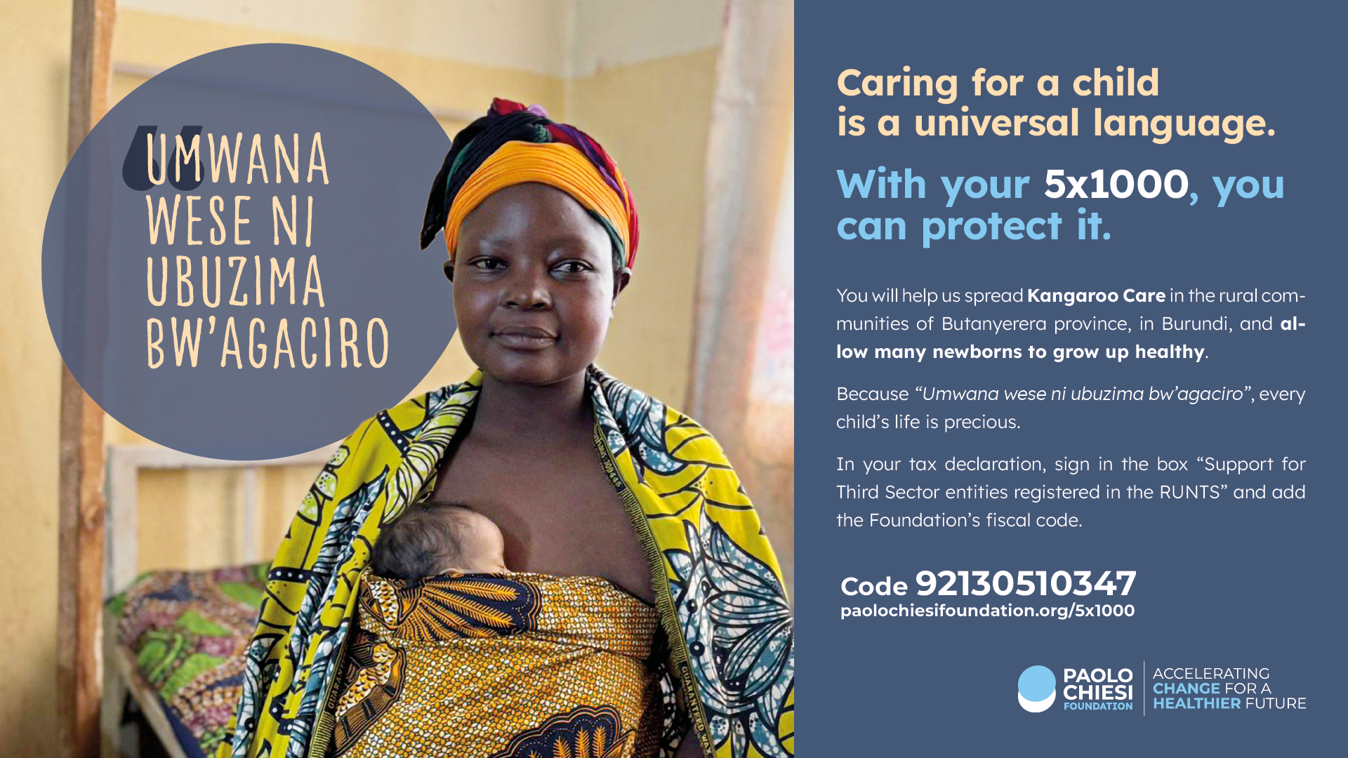 Give your 5x1000 to the Paolo Chiesi Foundation